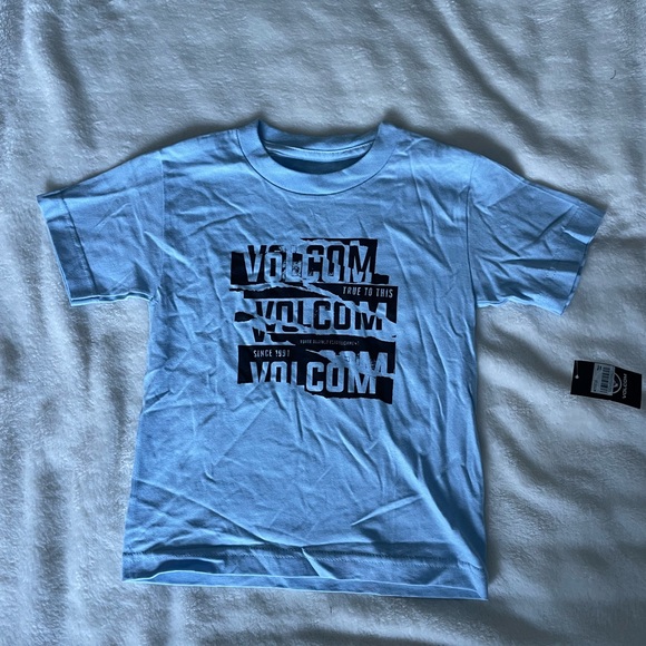 Volcom Kids Light Blue Graphic Tee - Picture 1 of 5